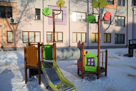 Otwarcie placu zabaw przy Wolskiej.