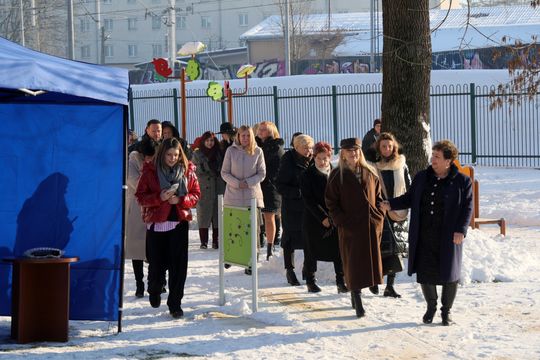 Otwarcie placu zabaw przy Wolskiej.