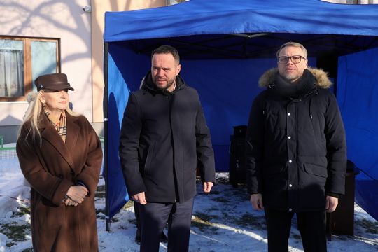 Otwarcie placu zabaw przy Wolskiej.