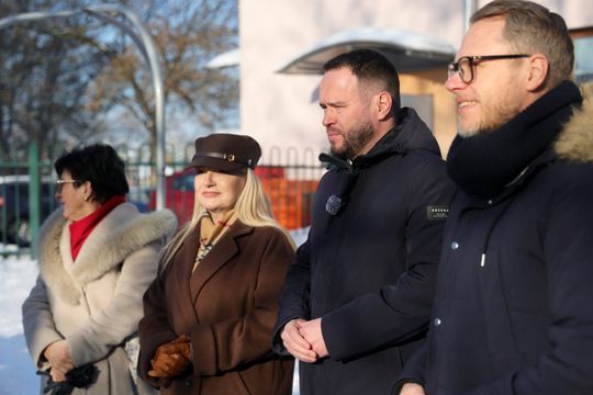 Otwarcie placu zabaw przy Wolskiej.