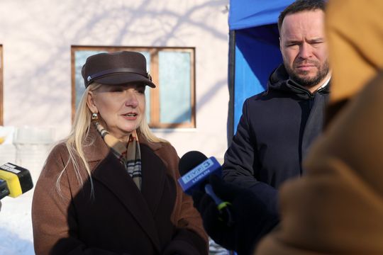 Otwarcie placu zabaw przy Wolskiej.