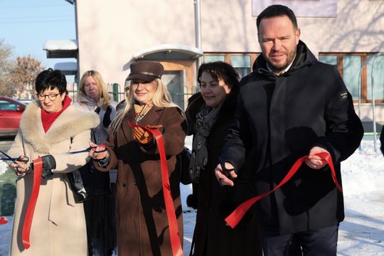 Otwarcie placu zabaw przy Wolskiej.