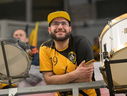 Kibice na meczu Bogdanka LUK Lublin - Knack Roeselare