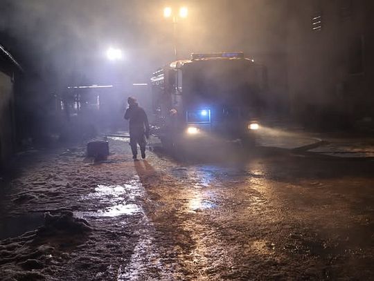 Pożar stolarni w Polesiu Pożar stolarni w Polesiu