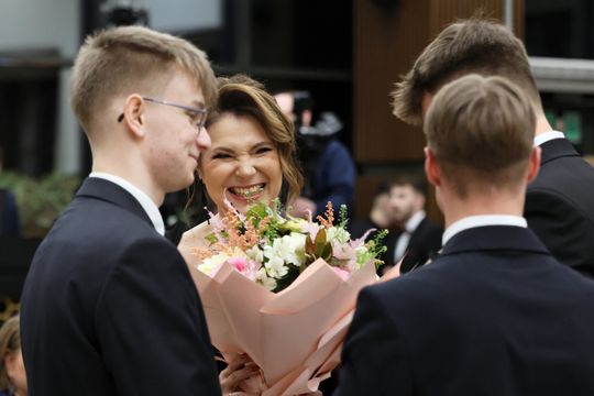 Bal Studniówkowy Zespołu Szkół Elektronicznych w Atelii. 