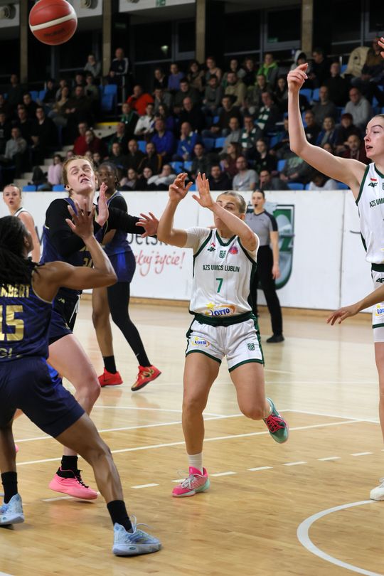 Azs UMCS przegrywa mecz w Eurocup. Francuski za mocne na lublinianki. Zobacz zdjęcia z meczu.