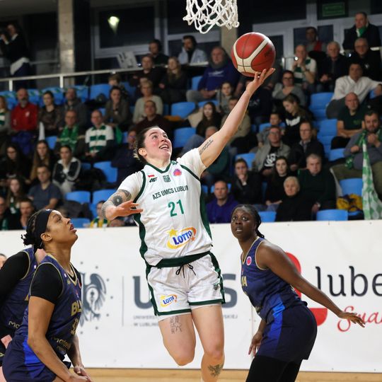 Azs UMCS przegrywa mecz w Eurocup. Francuski za mocne na lublinianki. Zobacz zdjęcia z meczu.