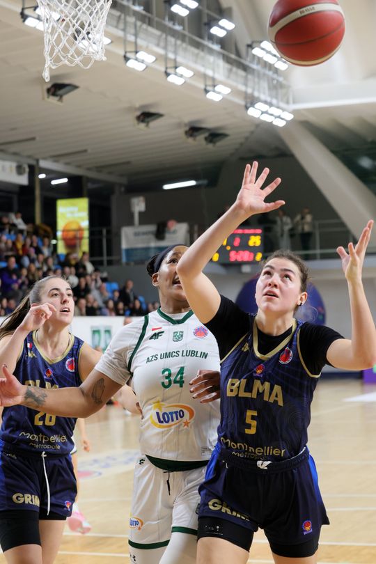 Azs UMCS przegrywa mecz w Eurocup. Francuski za mocne na lublinianki. Zobacz zdjęcia z meczu.