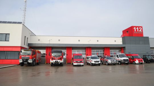 Otwarcie nowego budynku straży pożarnej w Janowie Lubelskim.