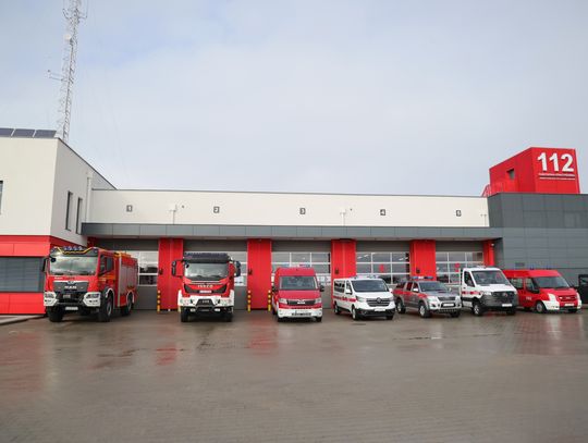 Otwarcie nowego budynku straży pożarnej w Janowie Lubelskim.