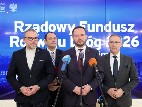 Konferencja Wojewody Lubelskiego dotycząca Rządowego Funduszu Rozwoju Dróg.