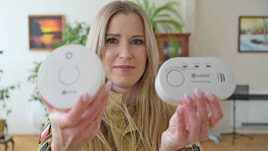 Przekazanie czujników dymu i czadu lubelskim seniorom z ZOW Centrum Dziennego Pobytu nr 4, ul. Pozytywistów 16.