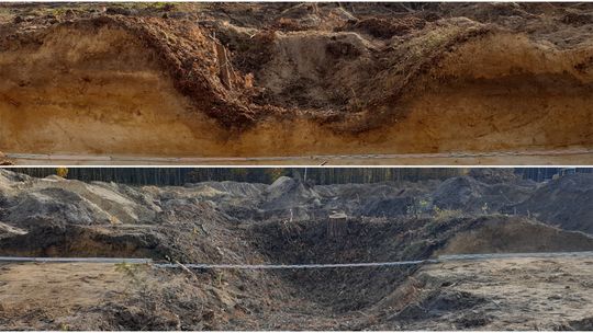 Badania archeologiczne w 2025 roku na trasie budowy drogi ekspresowej S17 w Bełżcu na stanowisku 27