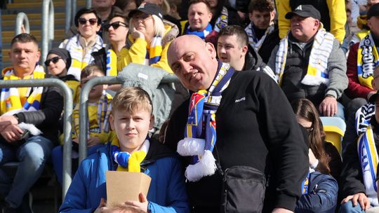 Kibice na meczu Motor Lublin - Górnik Zabrze