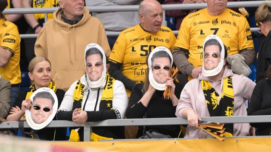 Kibice na meczu Bogdanka LUK Lublin - Aluron CMC Warta Zawiercie