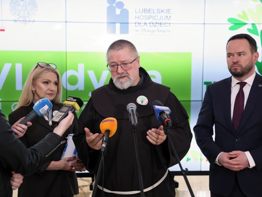 Hospicjum Małego Księcia konferencja prasowa u Wojewody.