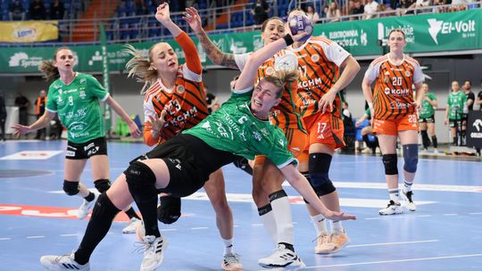 PGE MKS El-Volt Lublin przegrał z KGHM Zagłębie Lubin 25:28.