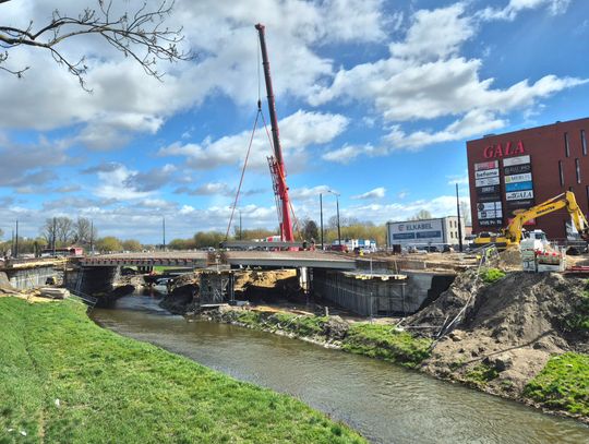 Budowa mostu przy Unii Lubelskiej