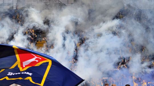 Kibice na meczu Motor Lublin - Raków Częstochowa Kibice na meczu Motor Lublin - Raków Częstochowa