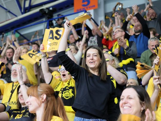 Półfinał PlusLigi: Kibice na meczu Bogdanka LUK Lublin - PGE Projekt Warszawa