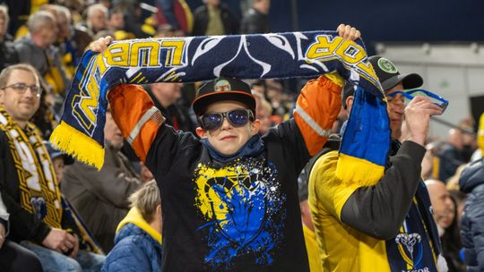 Kibice na meczu Orlen Oil Motor Lublin - Stelmet Falubaz Zielona Góra