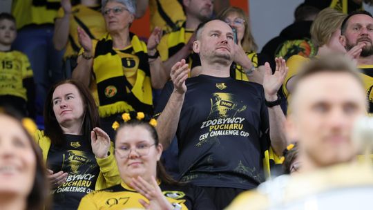 Drugi mecz finałowy PlusLigi: Bogdanka LUK Lublin - Aluron CMC Warta Zawiercie. Zobacz zdjęcia kibiców