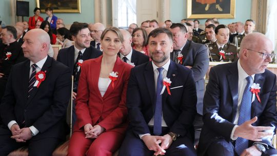 Uroczysta Rada Miasta w Trybunale Koronnym z okazji 235 rocznicy uchwalenia Konstytucji 3 Maja.