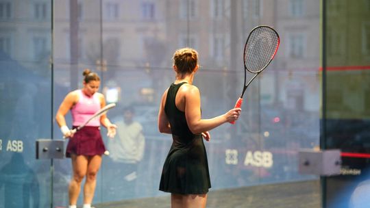 Półfinały Mistrzostw Polski w squashu na szklanym korcie pod Zamkiem