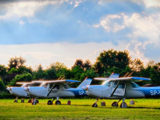 Ćwiczenia pilotów przed Świdnik Air Festival