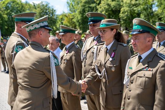 Ślubowanie nowo przyjętych funkcjonariuszy NOSG