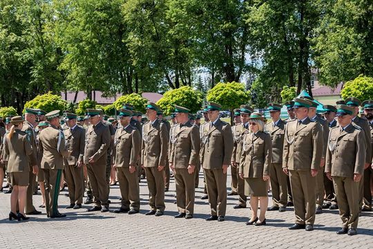 Ślubowanie nowo przyjętych funkcjonariuszy NOSG