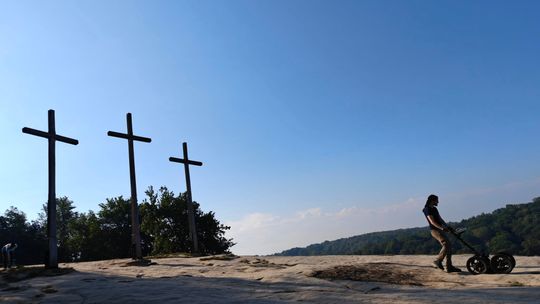Znalezione groby na górze Trzech Krzyży w Kazimierzu Dolnym
