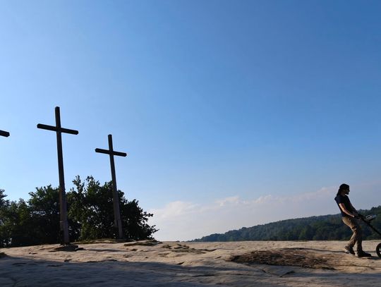 Znalezione groby na górze Trzech Krzyży w Kazimierzu Dolnym