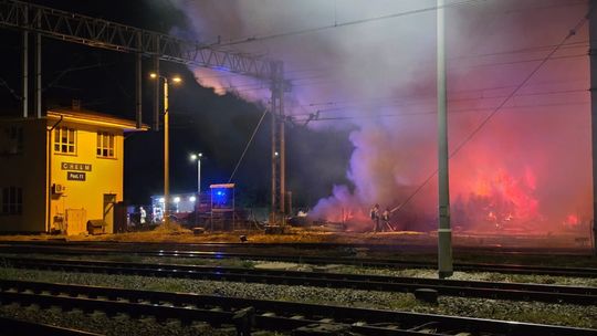 Płonące pokłady kolejowe