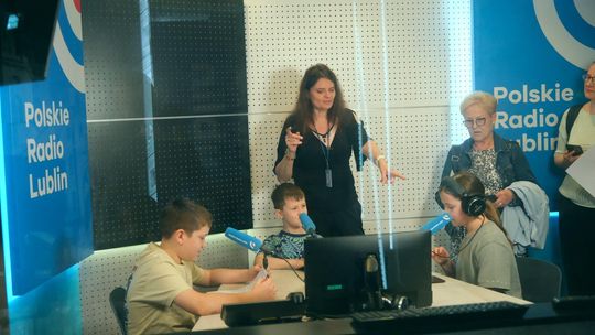 Lublin Zawodowcy, wizyta dzieci i opiekunów w Polskim Radio Lublin