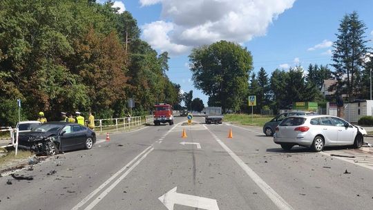 Kolizja policja Krasnystaw 