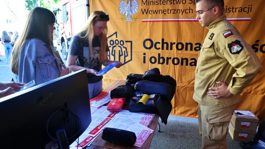 Wizyta ministra Kierwińskiego na Lublinie w trakcie szkolenia odbywającego się w PSP.