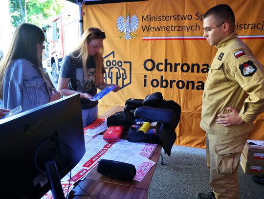 Wizyta ministra Kierwińskiego na Lublinie w trakcie szkolenia odbywającego się w PSP.