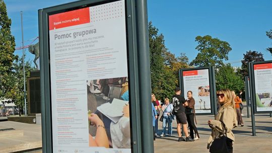 Razem możemy więcej - edukacyjna wystawa na Placu Litewskim