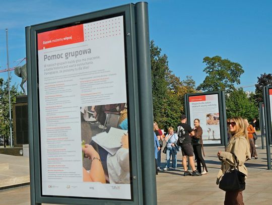 Razem możemy więcej - edukacyjna wystawa na Placu Litewskim