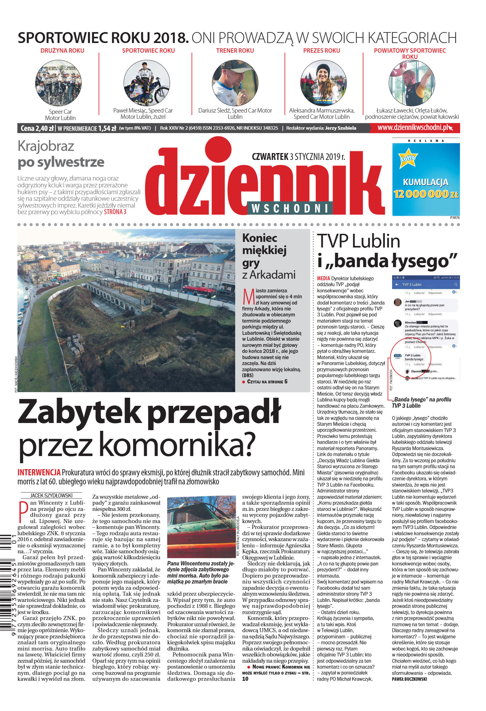 Dziennik Wschodni - strona 1