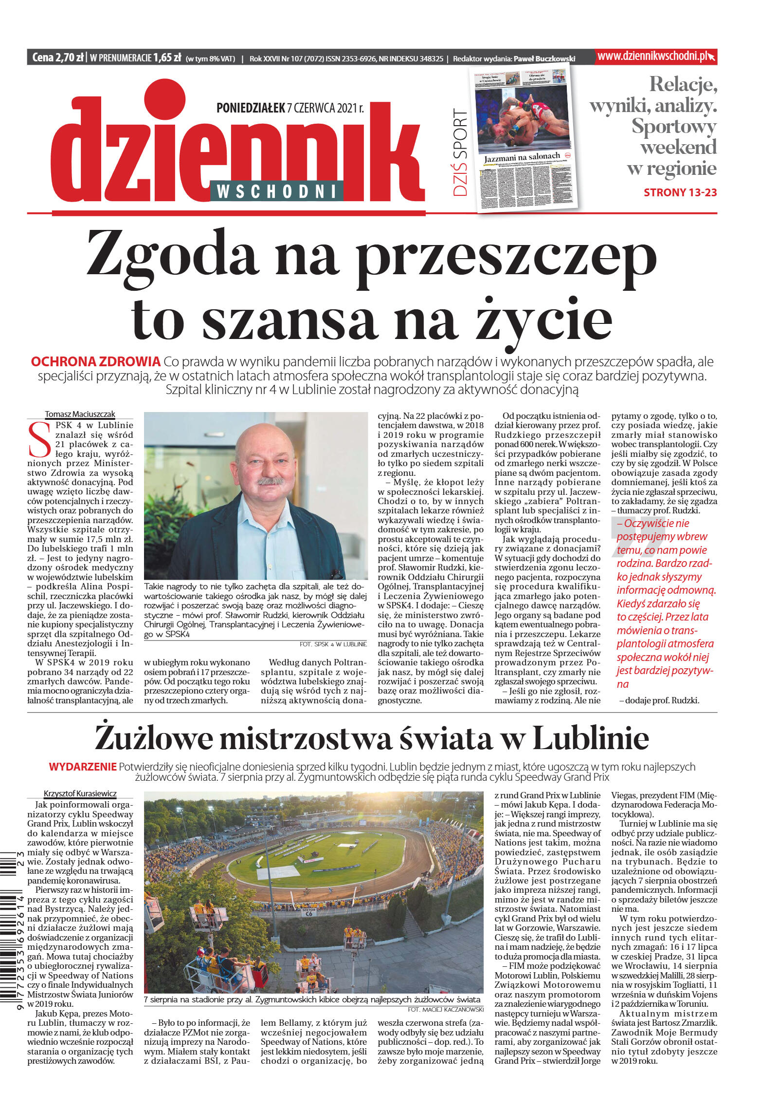 Wydanie główne - strona 1