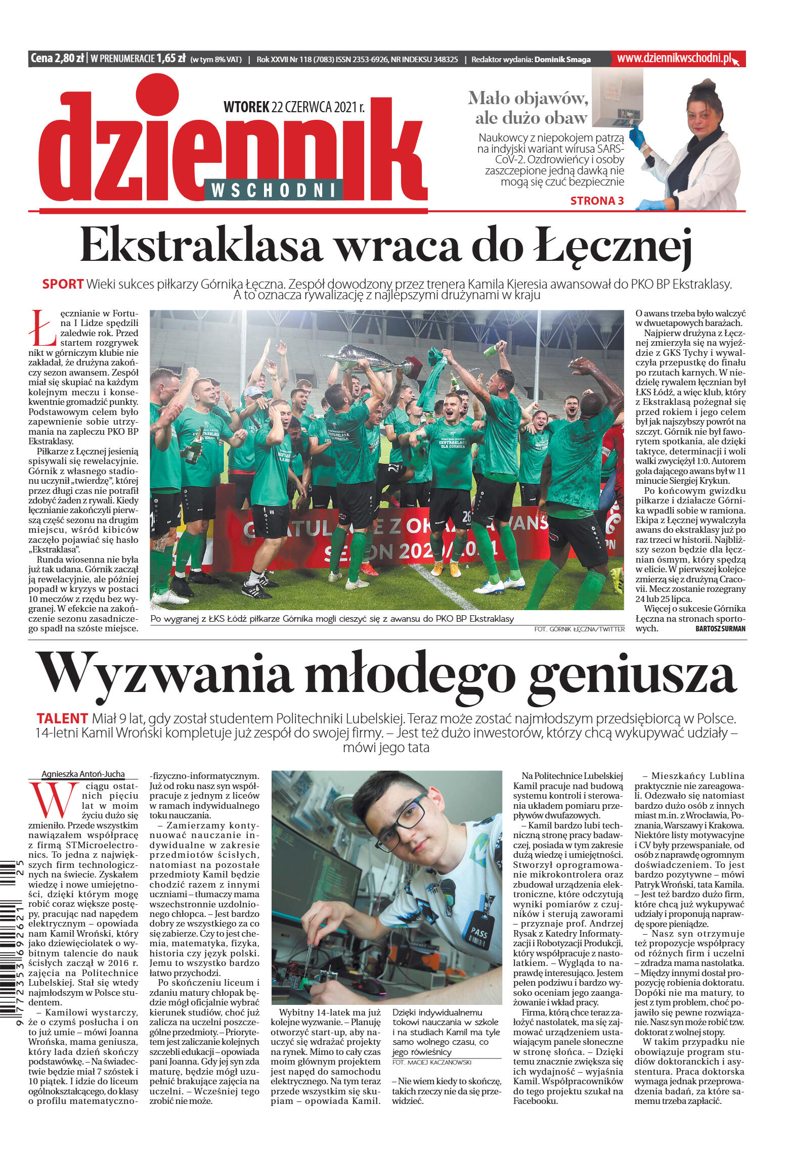 Wydanie główne - strona 1