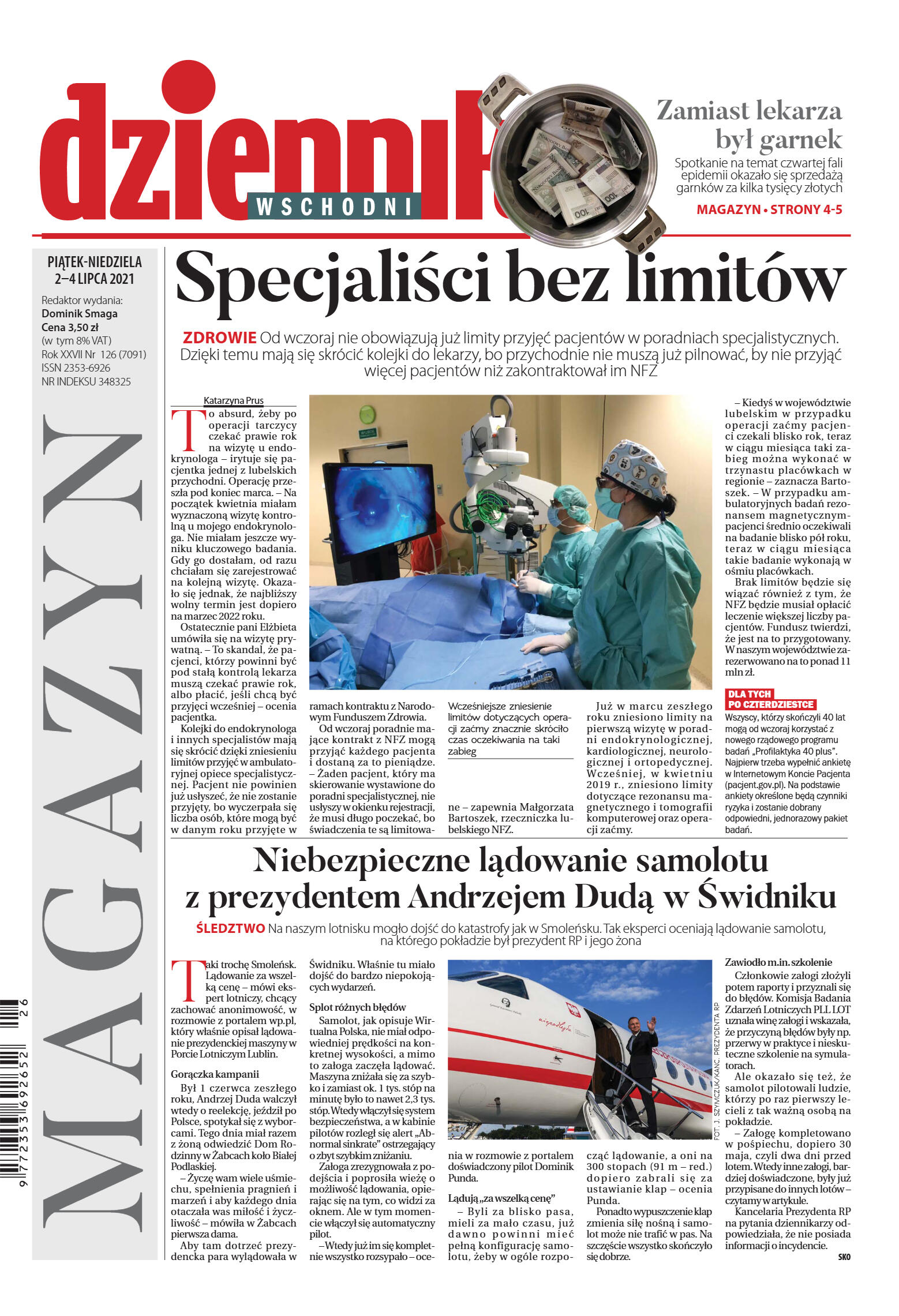 Wydanie główne  - strona 1