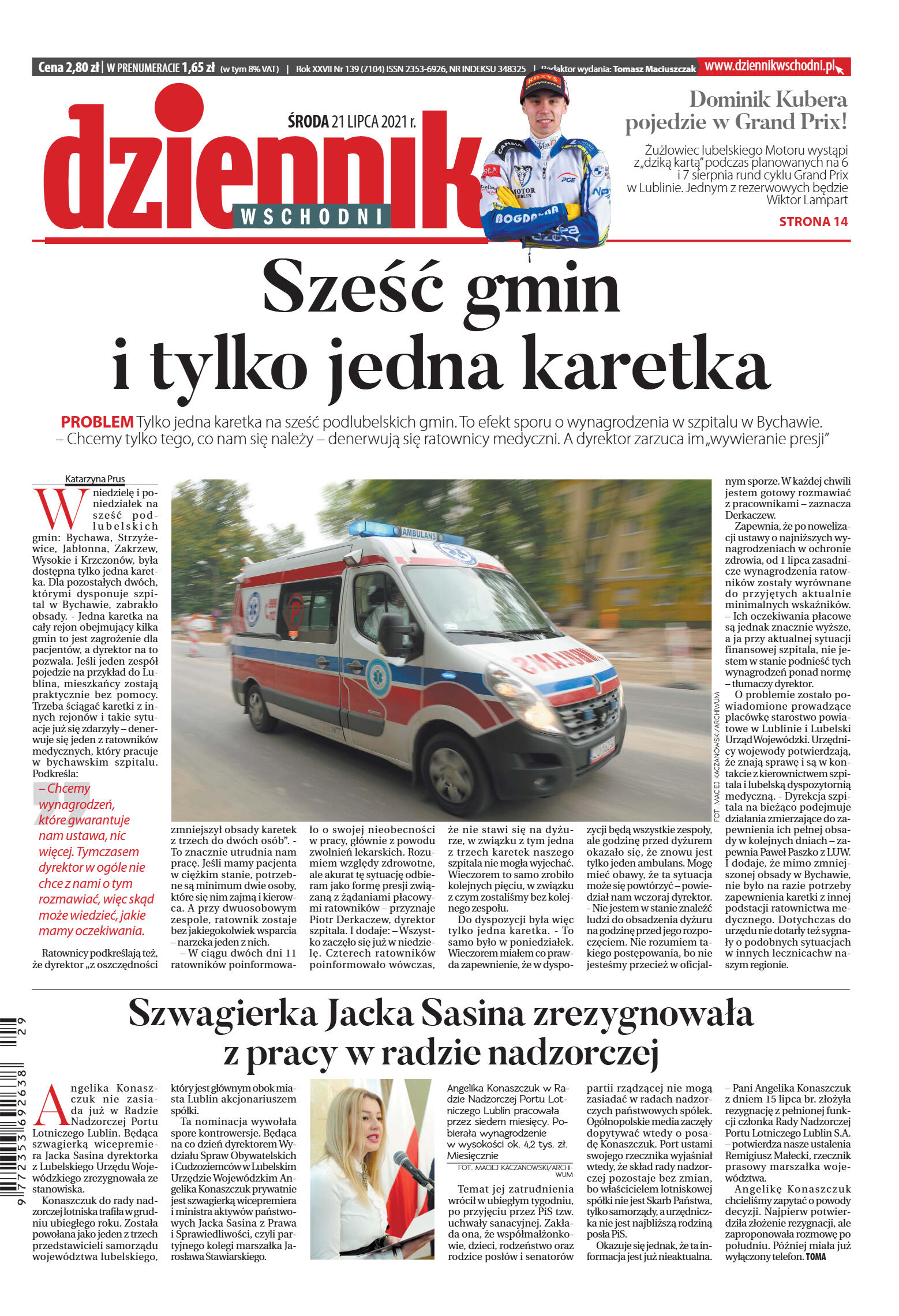 Wydanie główne - strona 1