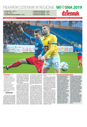 Piłkarski Dziennik w regionie Wiosna  - strona 1