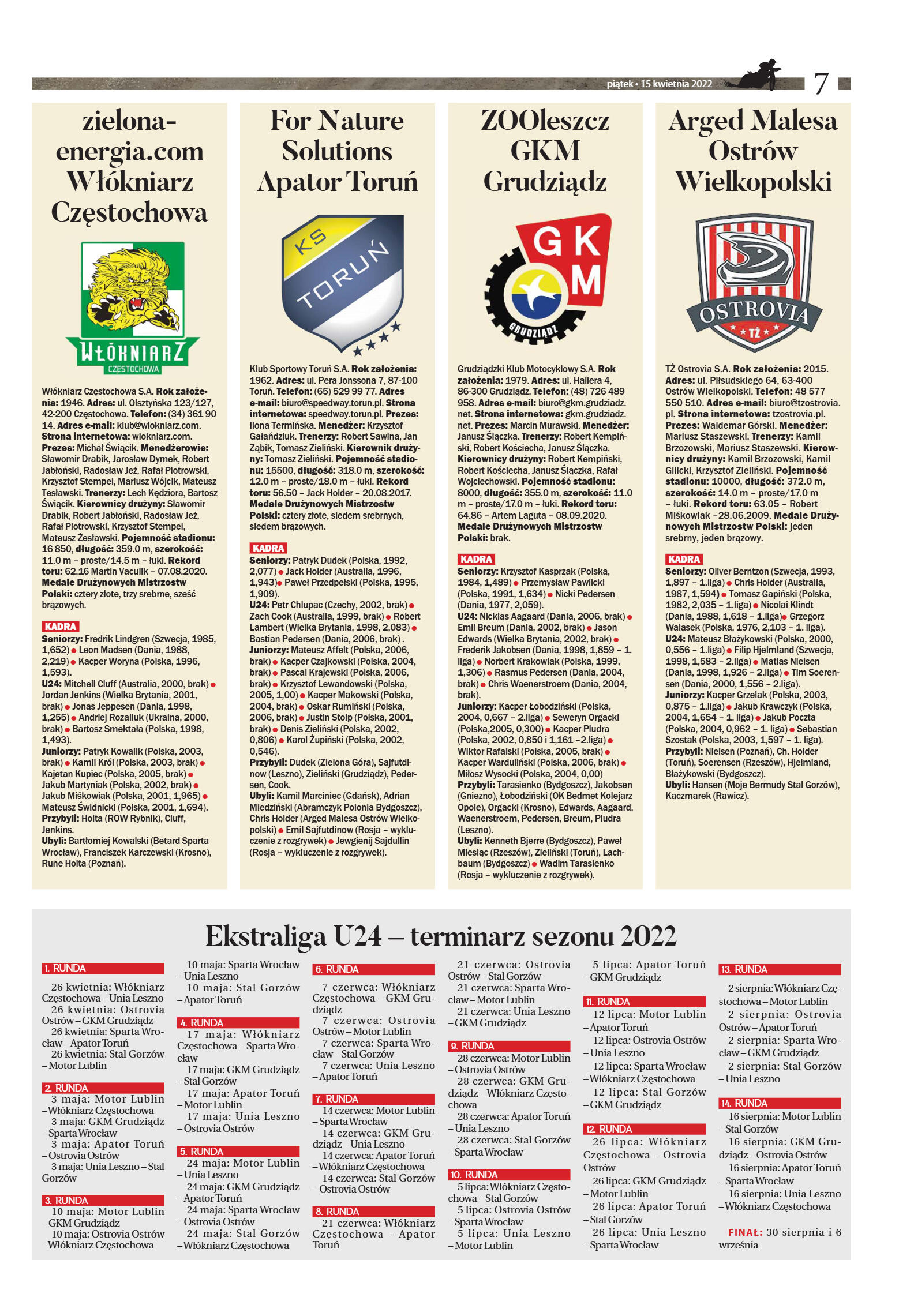 Dodatek Żużlowy - strona 7