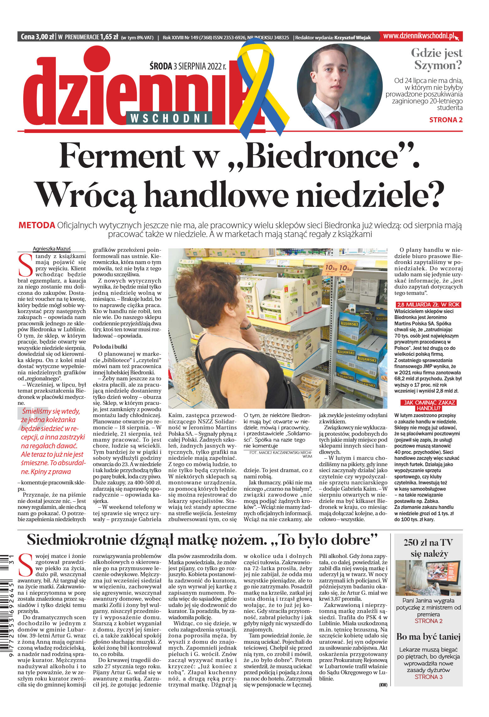 Wydanie główne - strona 1