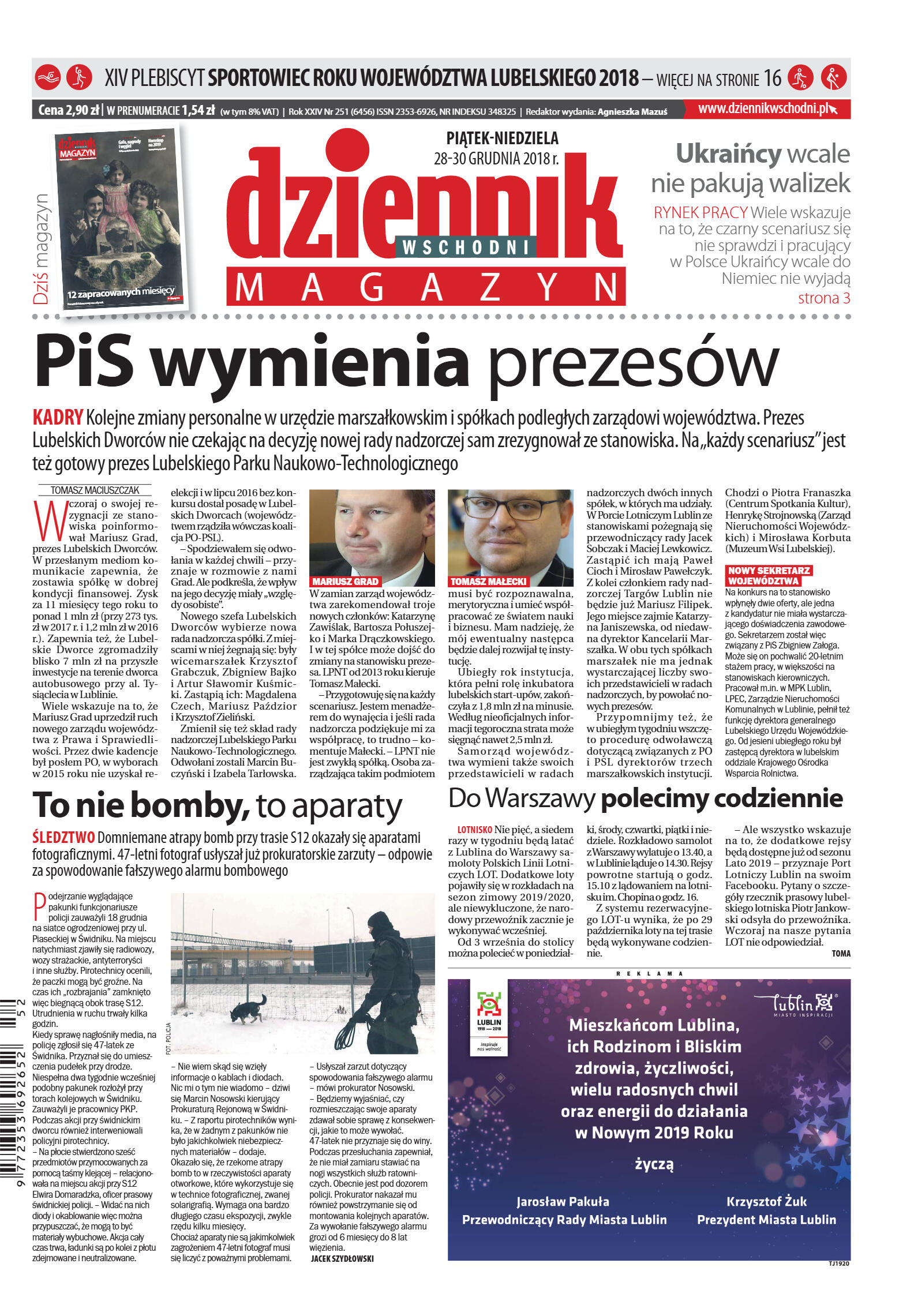 Dziennik Wschodni - strona 1