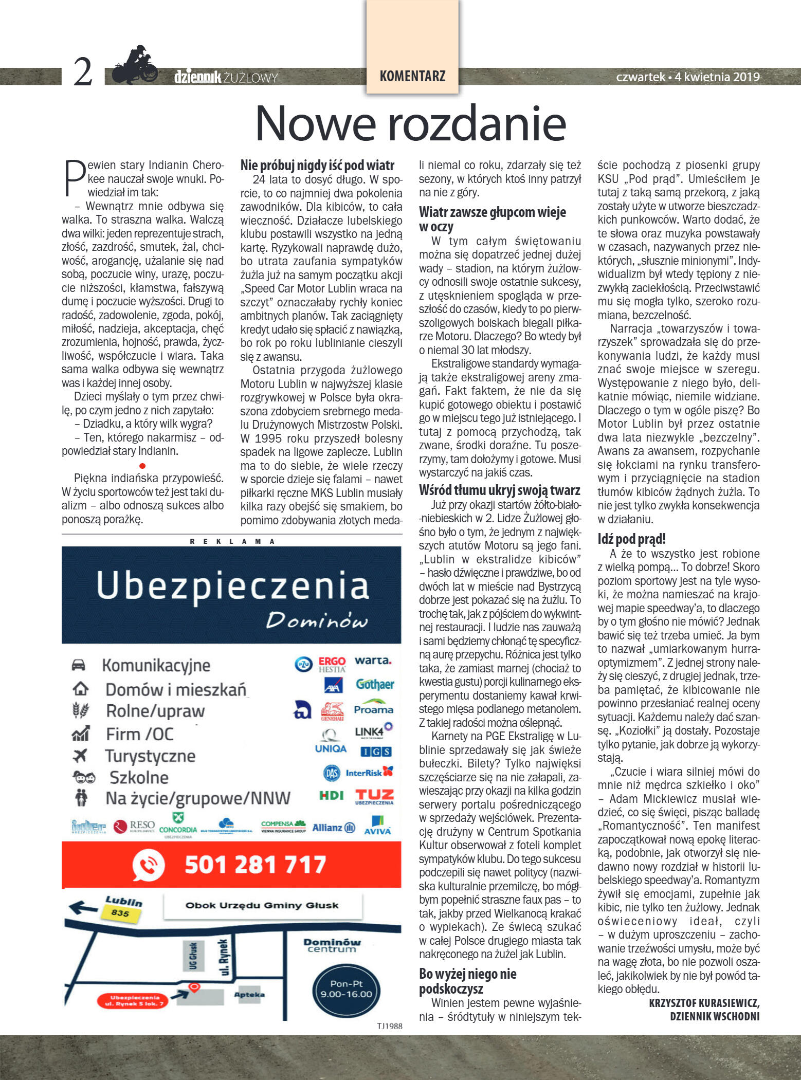 Dziennik Żużlowy - strona 2